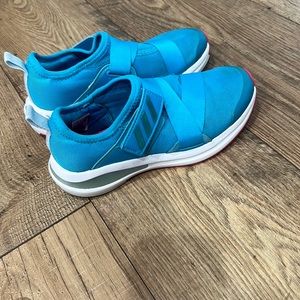 Adidas fortarun sneakers girls 3 blue Velcro shoes